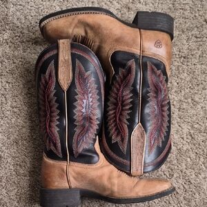 Ariat Men's Western Boots - Tan and Black